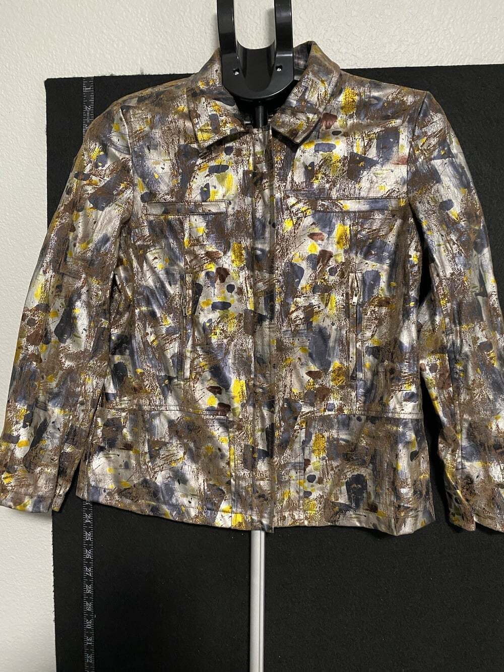 Birch Hill Petite Small Women’s Multicolor Jacket/ Blazer Beautiful Brown Lining